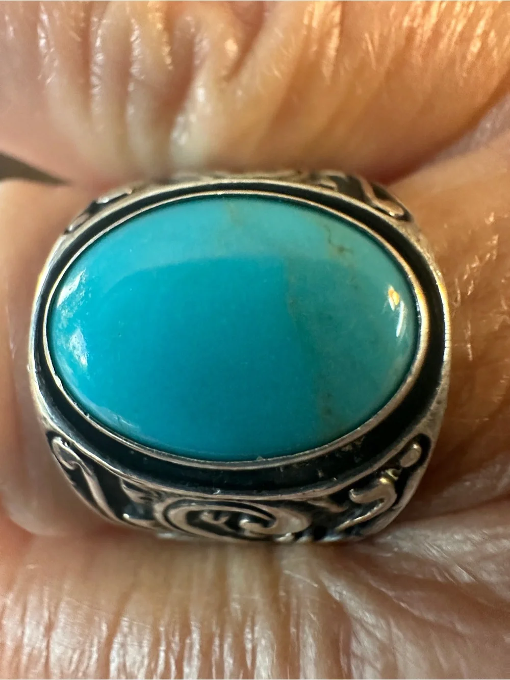 Sterling Silver Turquoise Statement Ring